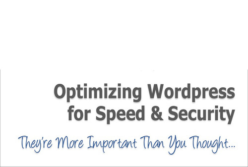 Product picture Optimize WordPress For Speed And Security tutorial 2014